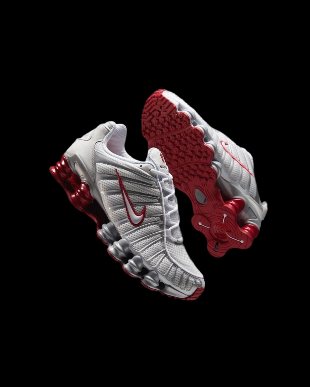Shox TL white-red
