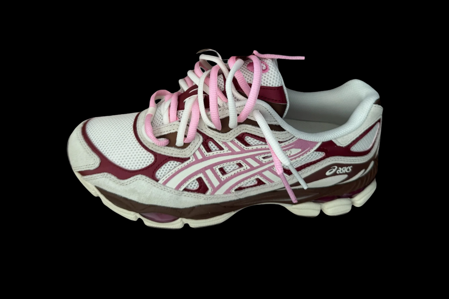 Double laced GEL NYC cream pink