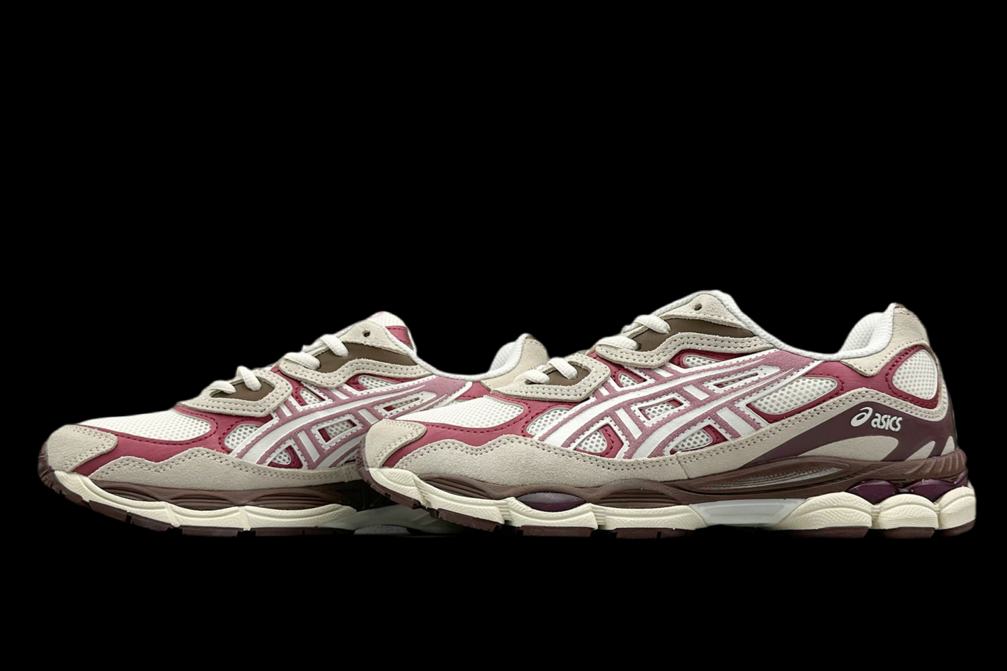 Double laced GEL NYC cream pink