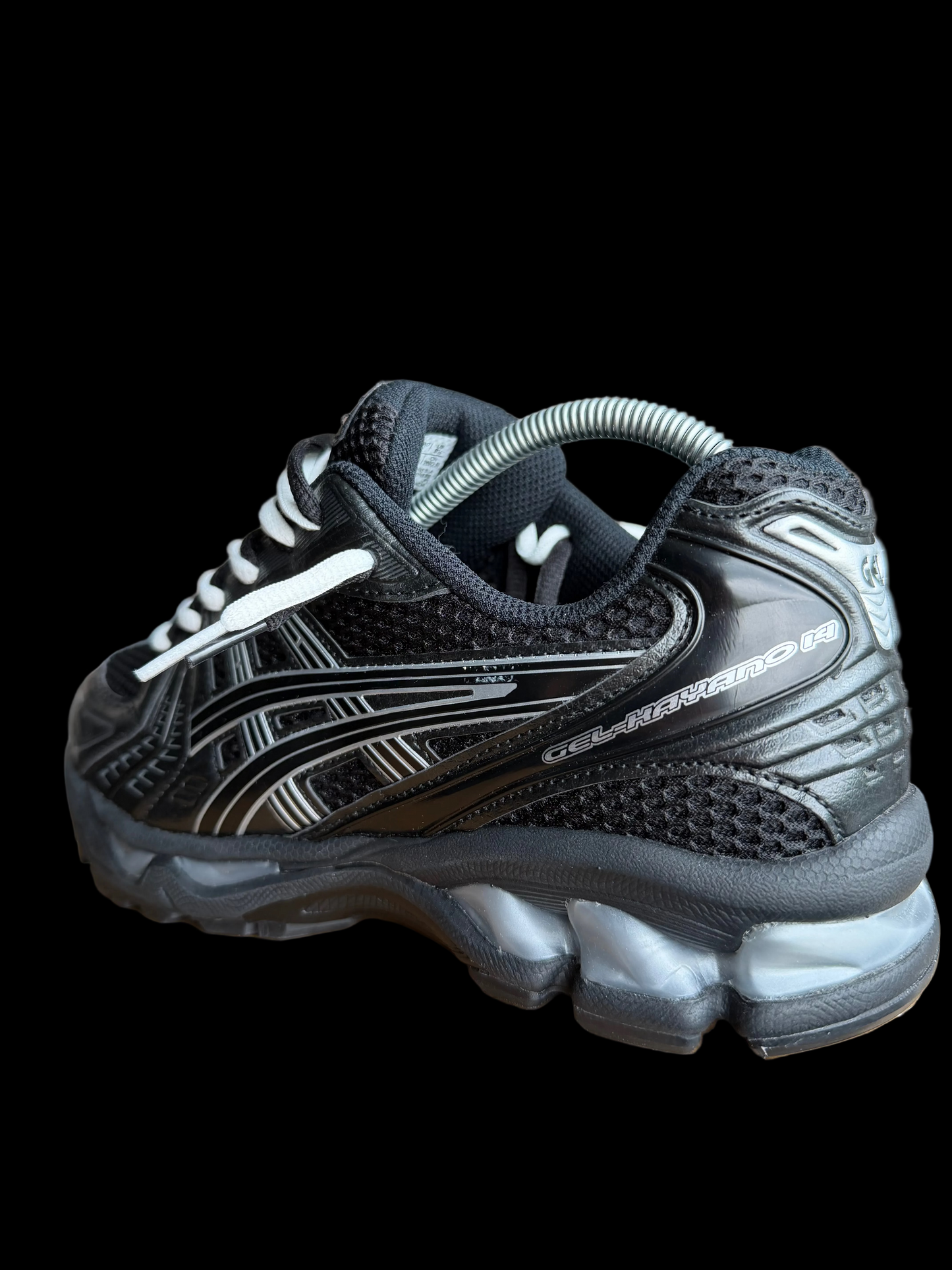 DOUBLE LACED Asics GEL Kayano 14 black