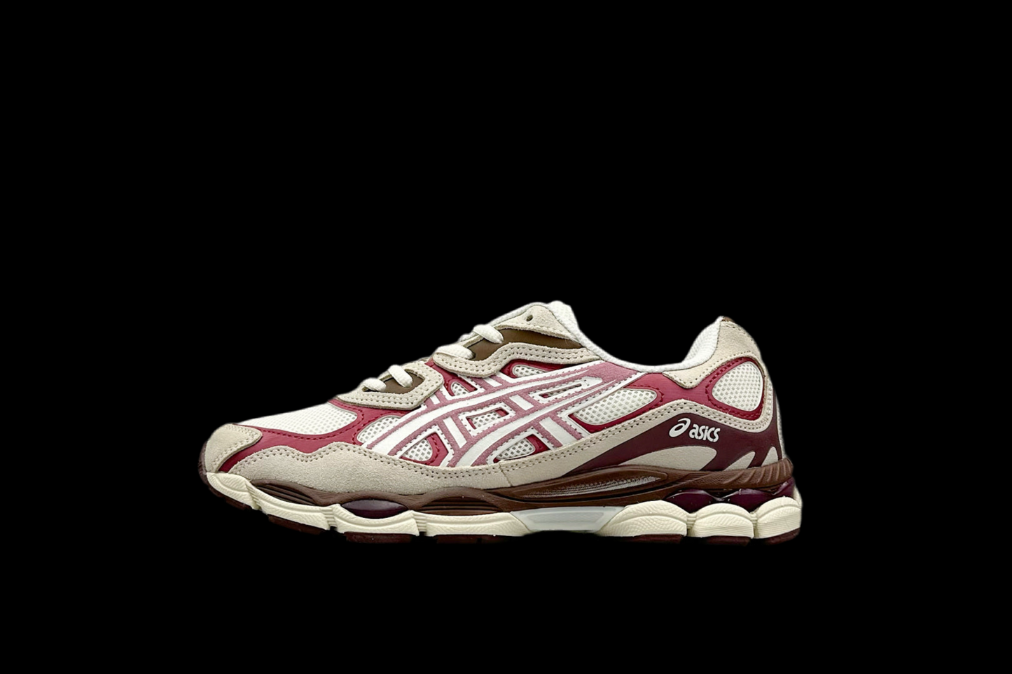 Double laced GEL NYC cream pink