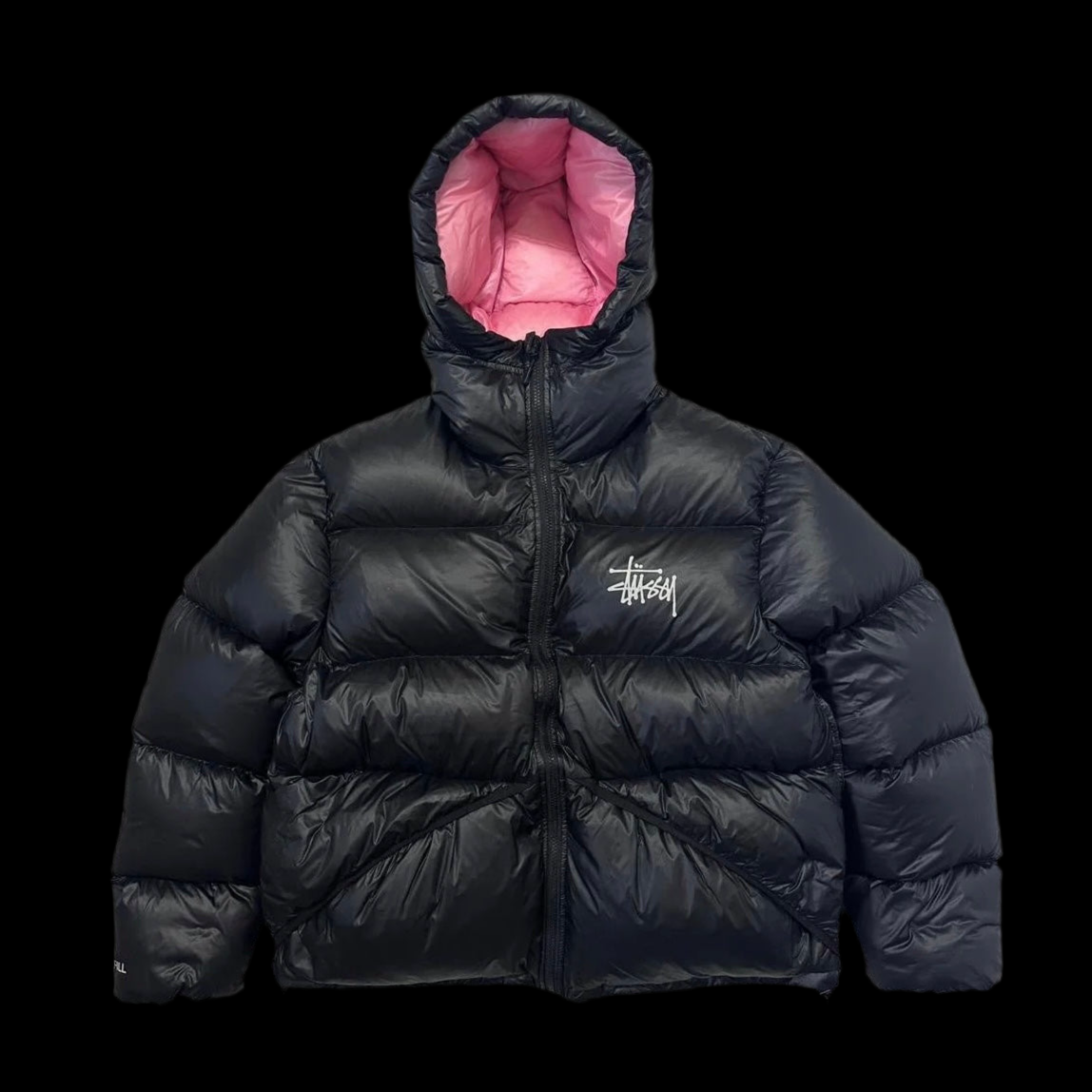 Stussy pink puffer