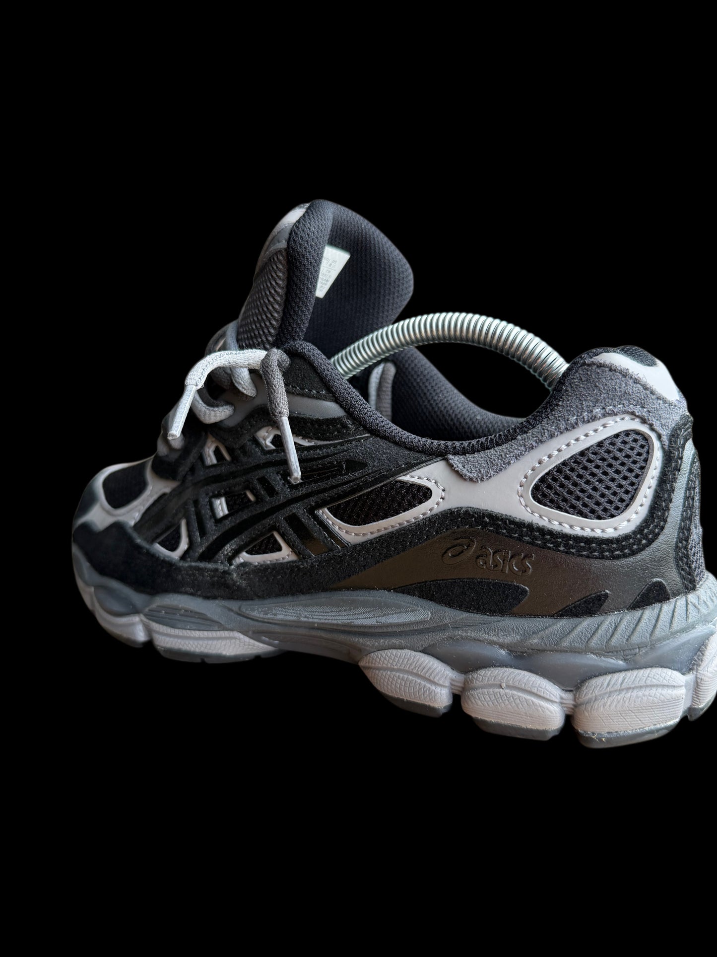 DOUBLE LACED Asics GEL NYC graphite grey
