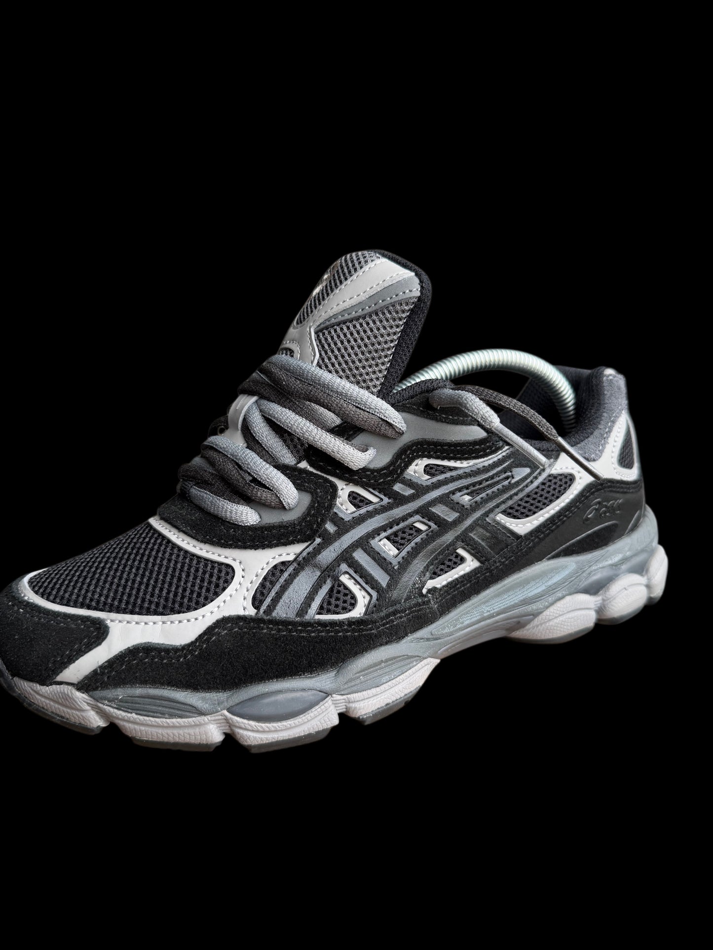 DOUBLE LACED Asics GEL NYC graphite grey