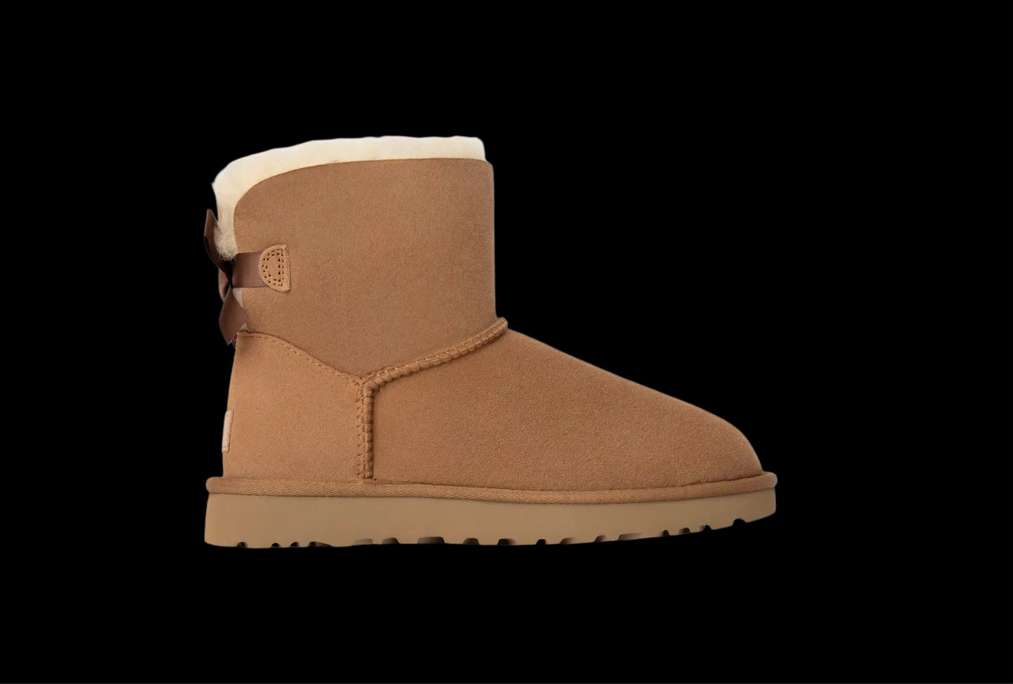 UGG bailey bow 1 chestnut