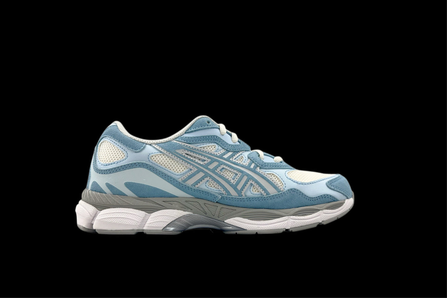 DOUBLE LACED Asics GEL NYC arctic sky